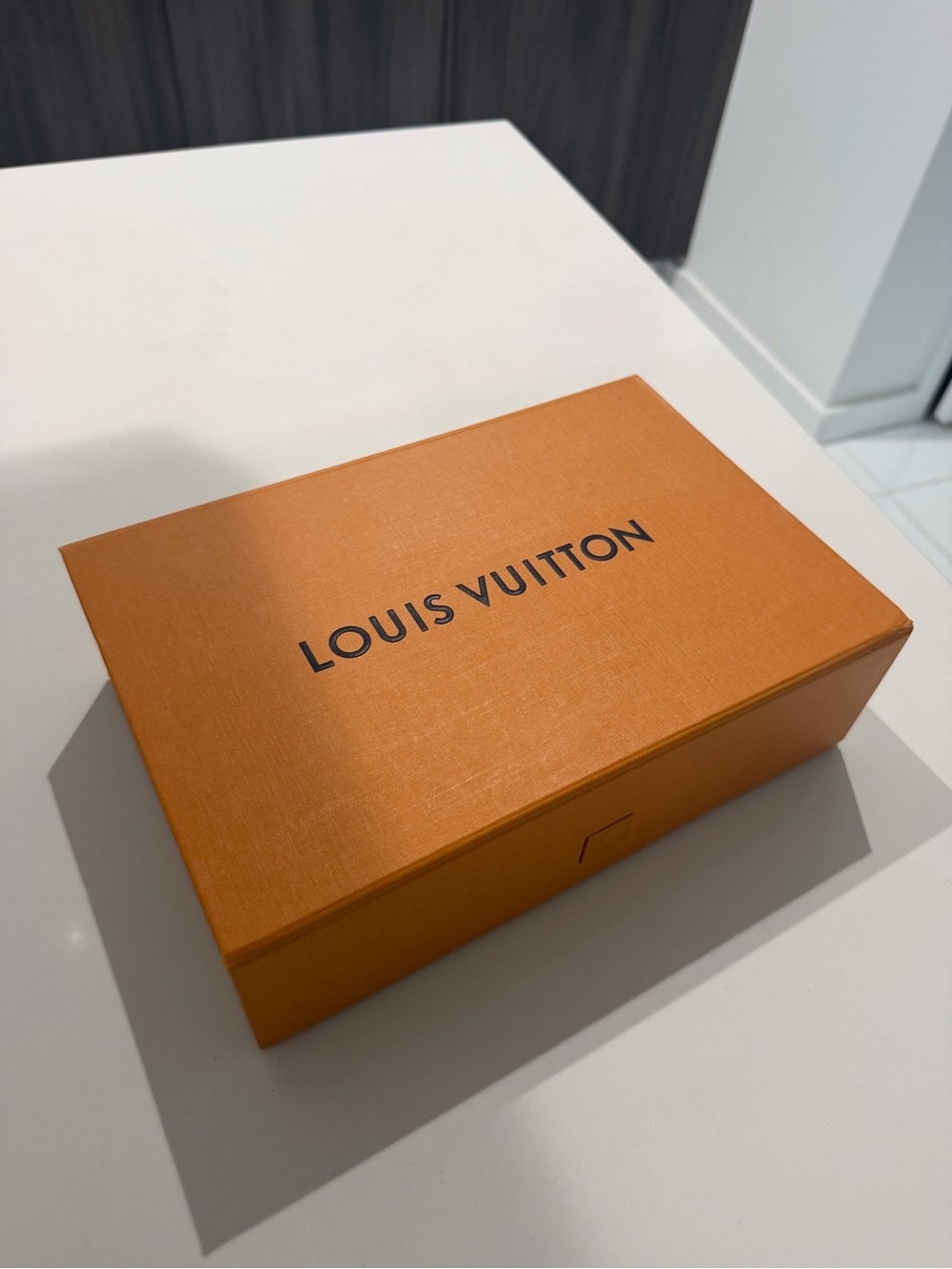 Louis Vuitton Orange Presentation Box with Black Logo - Picture 2 of 5